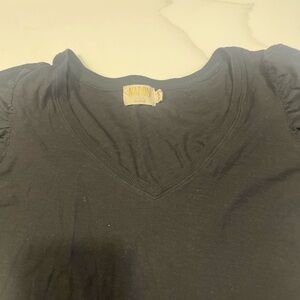 Black V-Neck T-Shirt
